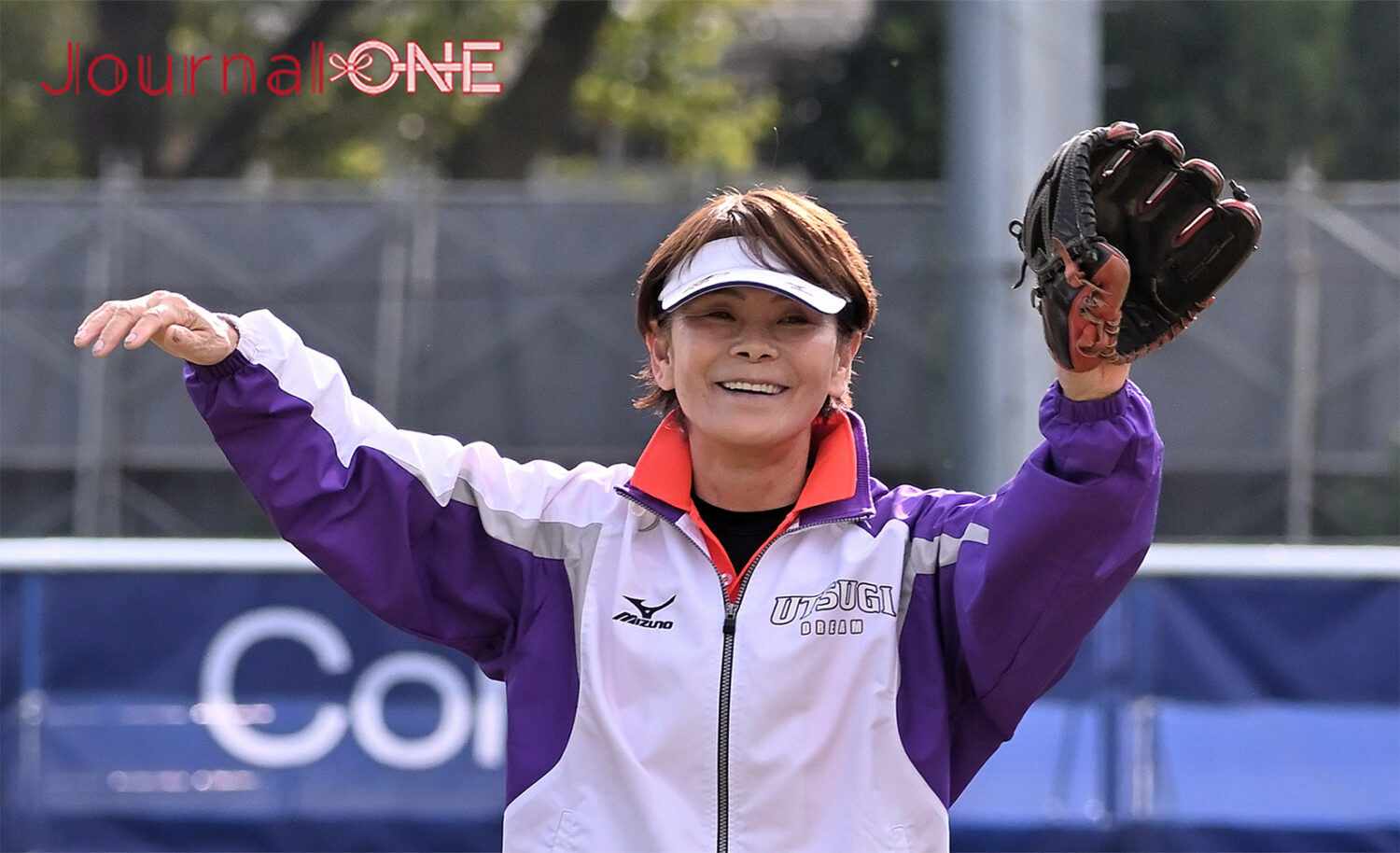 女子ソフトボールU15ワールドカップ| 今大会の開催に尽力した女子ソフトボール前日本代表監督の宇津木妙子さん-Journal-ONE撮影