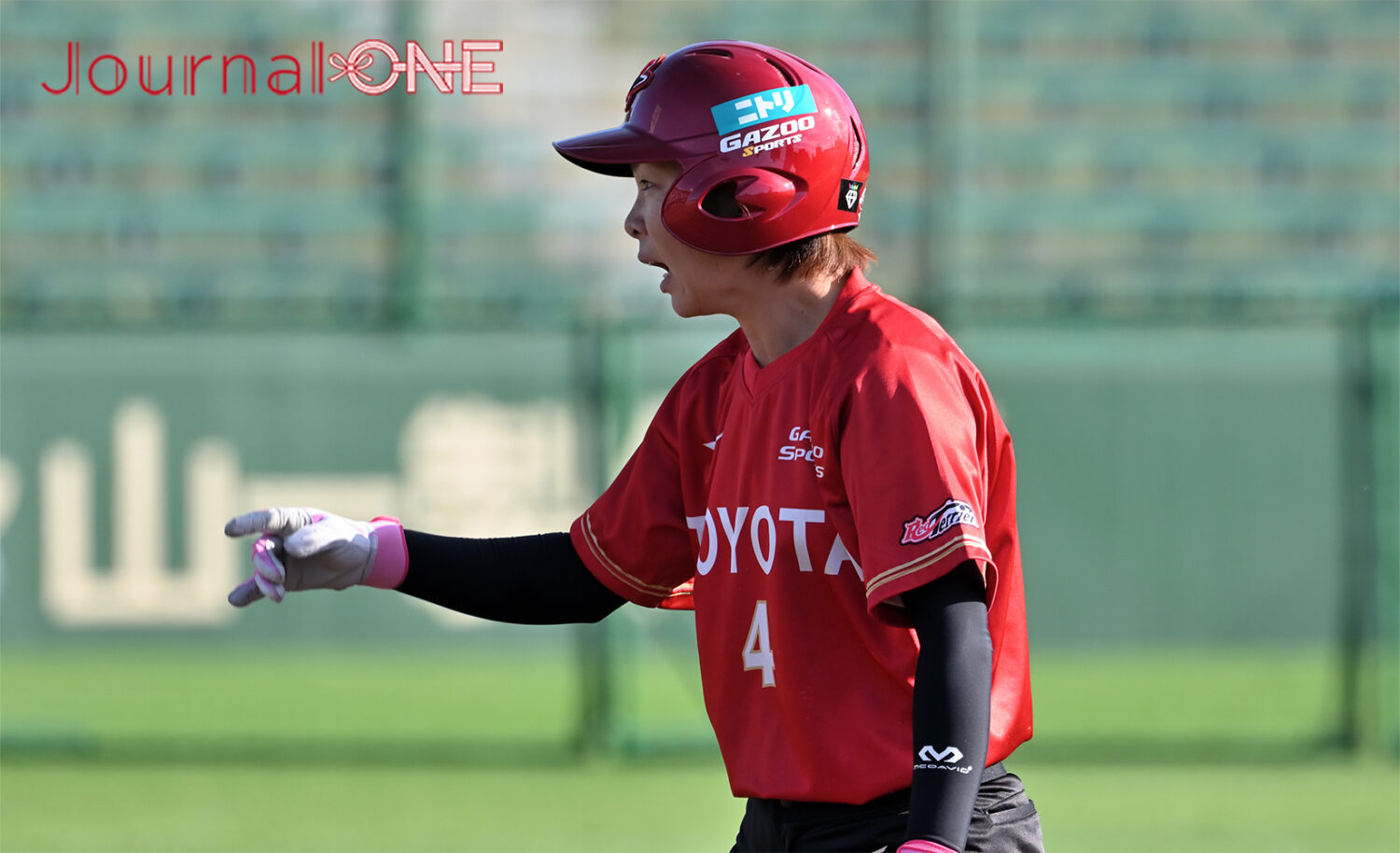 女子ソフト JDリーグ|東京2020など日本代表の主力として数々の大会で活躍した原田のどか選手（トヨタレッドテリアーズ）-Journal-ONE撮影