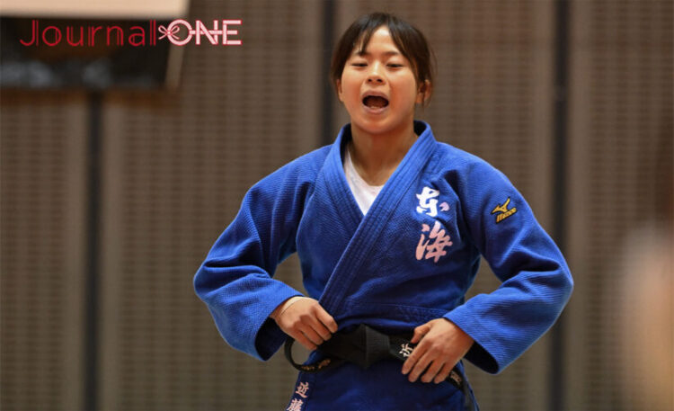 講道館杯全日本柔道体重別選手権大会|女子48Kg級決勝 東海大学の近藤 美月が先輩の吉岡洸を下し優勝-Journal-ONE撮影
