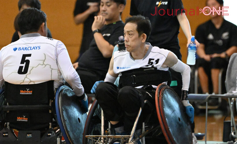 車いすラグビー 日本選手権予選 沖縄大会| 4戦全勝で1位通過したBRITZにはリオパラ銅メダリストに導いた元日本代表監督・荻野 晃一選手が新加入-Journal-ONE撮影