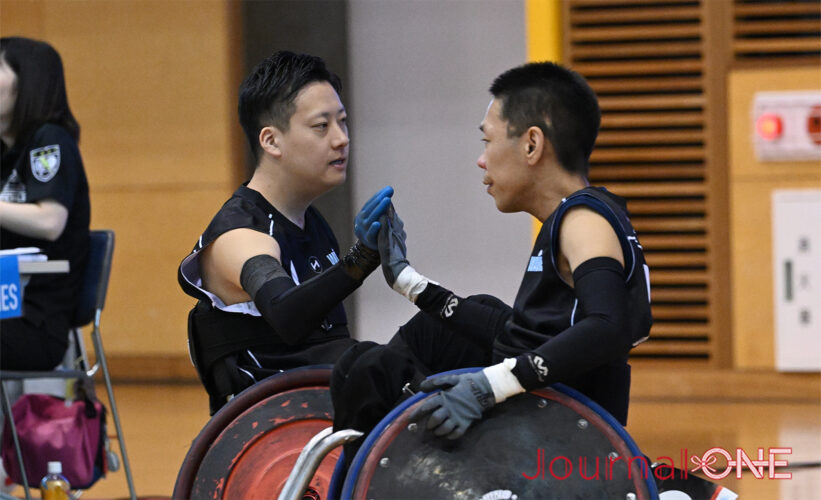 車いすラグビー 日本選手権予選 沖縄大会| 未勝利ながら周囲からも著しい成長を評価された大阪のWAVESを牽引する山本卓矢選手-Journal-ONE撮影