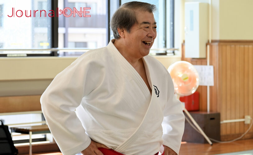 講道館 第5代館長で門トリールオリンピック柔道男子無差別級金メダリストの上村春樹さん-Journal-ONE撮影