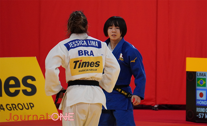 柔道グランドスラム東京2023 | 女子57kg級の高校2年生の本田 里來選手(敬愛高校)は世界シニアの舞台で1勝を挙げる-Journal-ONE撮影