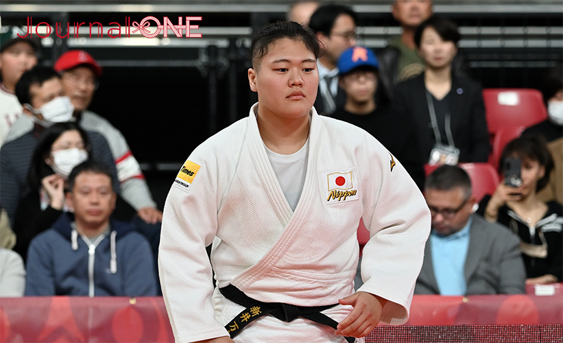 柔道グランドスラム東京2023 | 女子78kg超級で金メダルを獲得した弱冠20歳、日本体育大学2年の新井 万央選手-Journal-ONE撮影