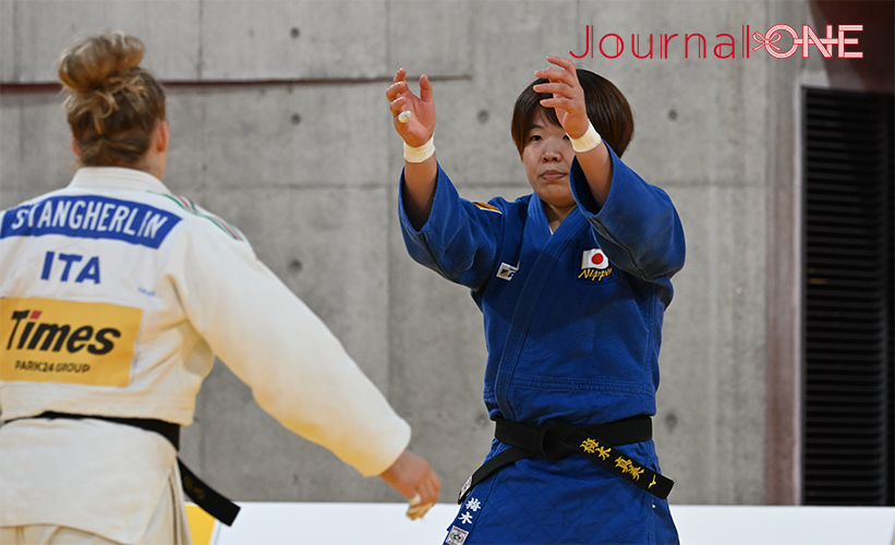 柔道グランドスラム東京2023 | 女子78kg級に登場した梅木真美選手（ALSOK）-Journal-ONE撮影