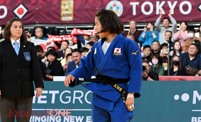 柔道グランドスラム東京2023 | 女子52kg級の東京2020金メダリスト 阿部詩選手は五輪代表内定選手として圧巻の柔道で優勝を決めた-Journal-ONE撮影