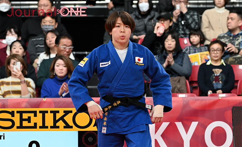 柔道グランドスラム東京2023 | パリ五輪代表争いの女子63kg級の決勝に臨む髙市未來選手(コマツ)-Journal-ONE撮影