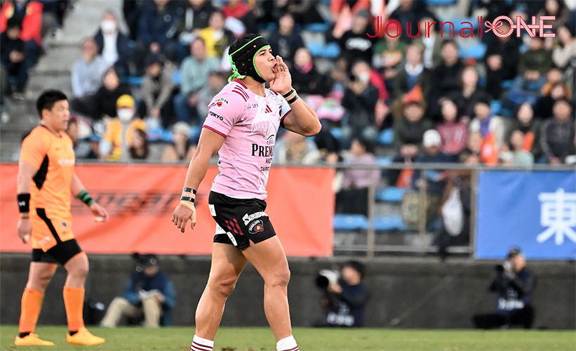 ラグビー リーグワン開幕戦| クボタスピアーズ船橋・東京ベイvs東京サントリーサンゴリアス サンゴリアスに新加入したチェスリン・コルビ選手はラグビーW杯2023で南アフリカ代表を優勝に導いた世界最高のウイング-Journal-ONE撮影