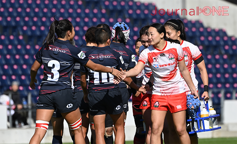 男女７人制ラグビーアジア予選| 準決勝 日本代表vs香港 サクラセブンズは主力温存で香港に勝利-Journal-ONE撮影