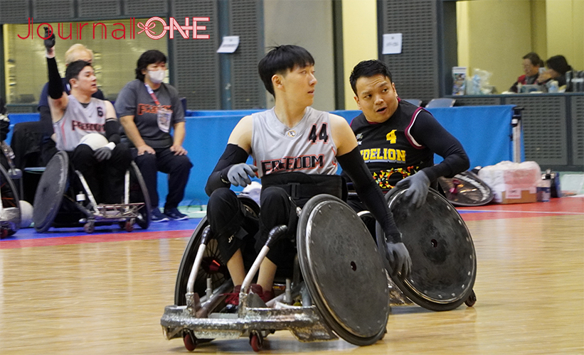 車いすラグビー日本選手権 | 3位決定戦に回った昨年王者のFreedomのポイントゲッター白川楓也選手とFukuoka DANDELIONの魂・堀貴志選手のマッチアップ -Journal-ONE撮影