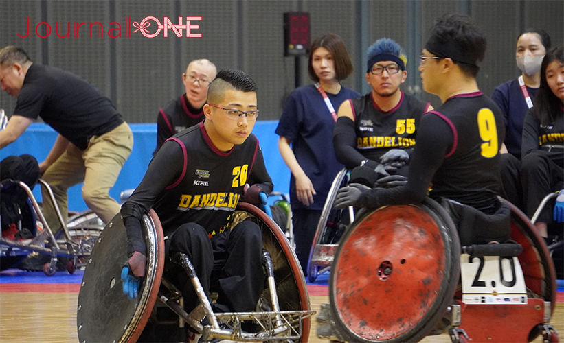車いすラグビー日本選手権 | Fukuoka DANDELIONの成長株・草場龍治選手はパリパラへの出場をかけて活躍を期する -Journal-ONE撮影