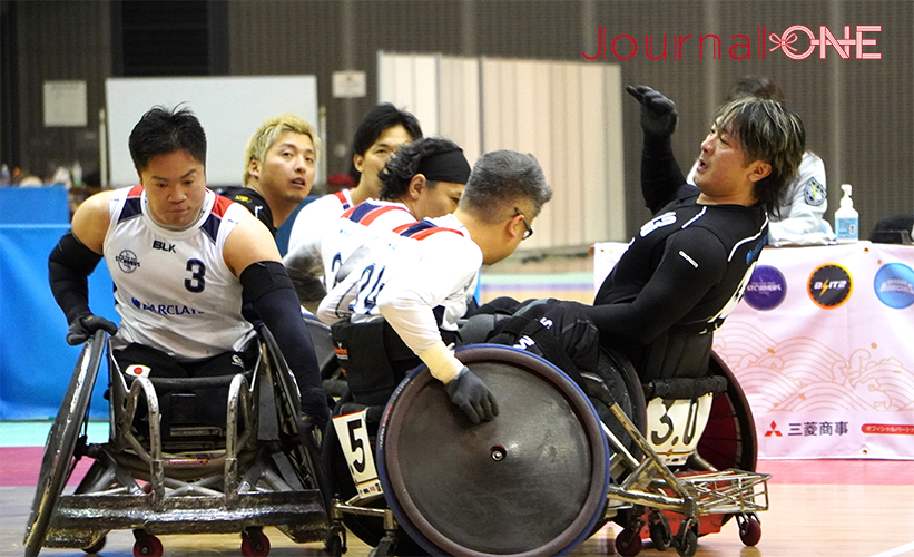 車いすラグビー日本選手権 | 第25回の決勝戦 BLITZとTOHOKU STORMERSの一戦は両チーム選手交代無しの激しい戦い-Journal-ONE撮影