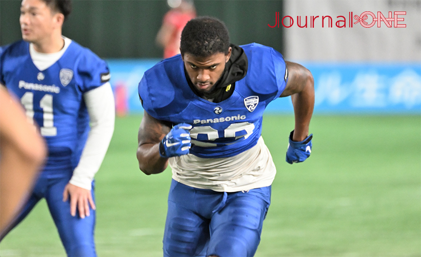 アメリカンフットボールRICEBOWL | 昨年のライスボウル、続く “Japan U.S. DREAM BOWL 2023” でも活躍したインパルスのディフェンシブバック(DB)のジョシュア・コックス(Joshua Cox)選手-Journal-ONE撮影