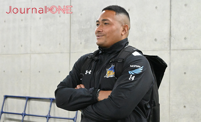 ラグビーリーグワン第4節 | パナソニックvsトヨタ ラグビーW杯2023で活躍した日本代表のヴァルアサエリ愛選手が新年の誓いを話す-Journal-ONE撮影