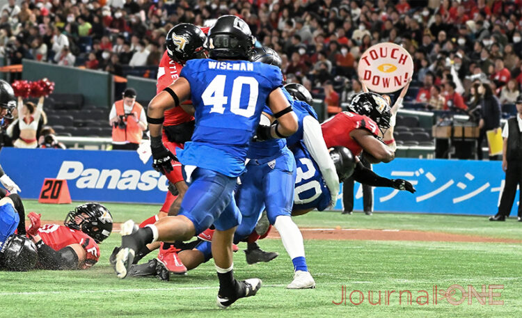 RICE BOWL | 富士通フロンティアーズVSパナソニックインパルス 富士通はシリーズを更新しレッドゾーンまで攻撃を進める-Journal-ONE撮影