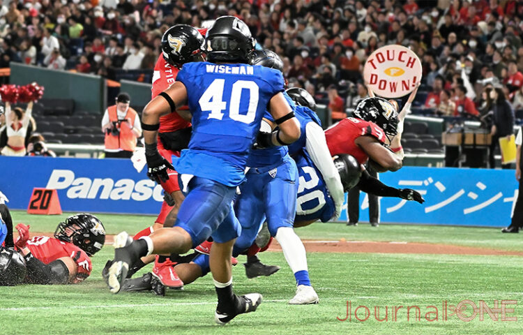 RICE BOWL | 富士通フロンティアーズVSパナソニックインパルス 富士通はシリーズを更新しレッドゾーンまで攻撃を進める-Journal-ONE撮影