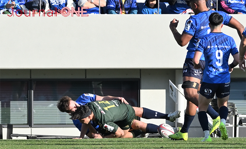 ラグビーリーグワン第4節 | パナソニックvsトヨタ WTBの高橋 汰地選手のトライはTMOで惜しくもキャンセル-Journal-ONE撮影