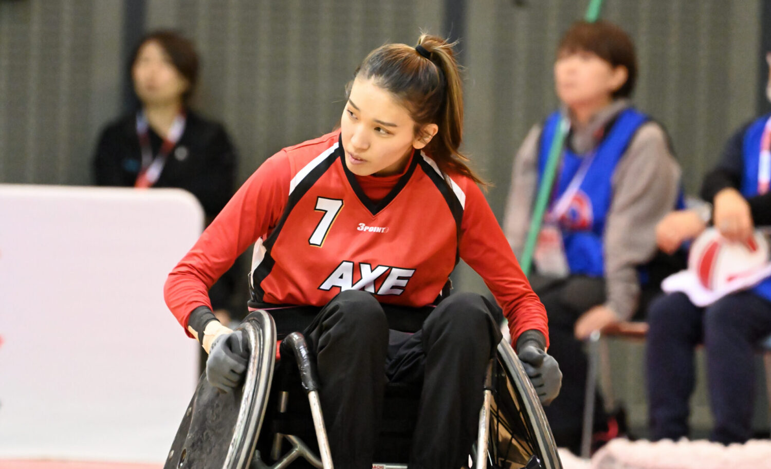 車いすラグビー日本選手権 | AXEの新人・貝谷紗璃菜選手は夏の予選から大きく成長してチームに貢献 -Journal-ONE撮影