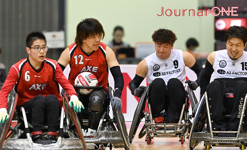 車いすラグビー日本選手権 | 5位決定戦で序盤から主導権を握ったAXE 峰島靖選手のアジリティ高いプレー-Journal-ONE撮影
