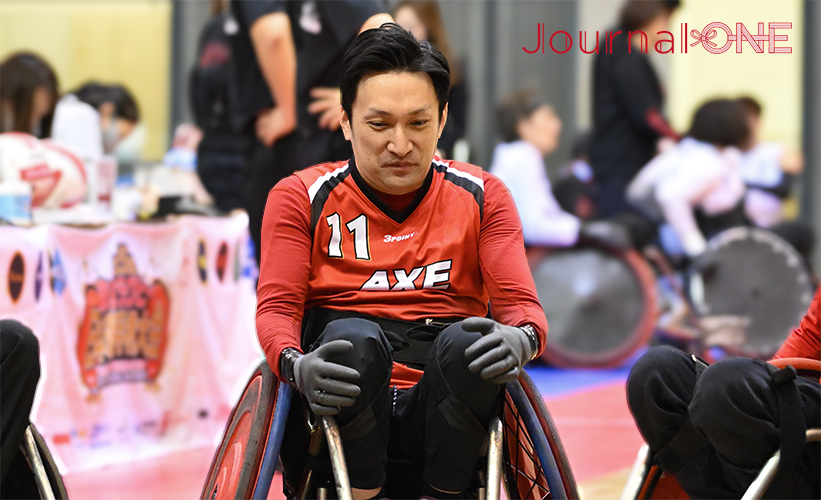 車いすラグビー日本選手権 | 密着取材に協力頂いた埼玉のAXEの新代表に就任したリオデジャネイロパラリンピック銅メダリストの山口貴久選手-Journal-ONE撮影