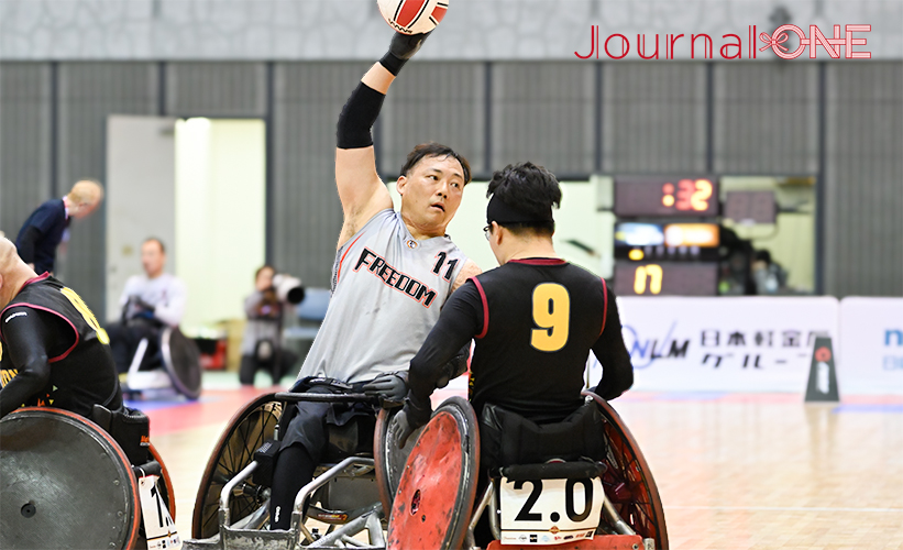 車いすラグビー日本選手権 | 3位決定戦に回った昨年王者のFreedom 日本代表のキャプテン 池透暢選手を中心に激しいプレーを魅せた -Journal-ONE撮影