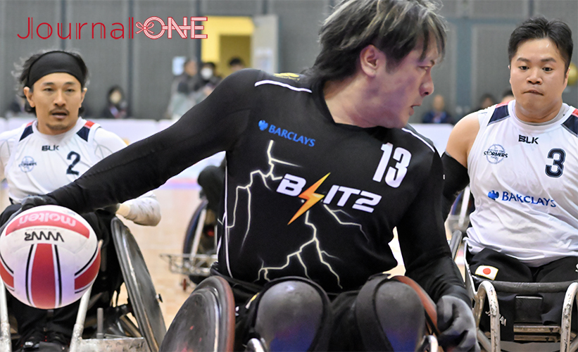 車いすラグビー日本選手権 | 第25回の決勝戦を制したBLITZは、日本代表の島川慎一選手が攻守にわたり活躍-Journal-ONE撮影