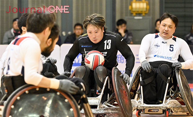 車いすラグビー日本選手権 | 第25回の決勝戦を制したBLITZは、日本代表の島川慎一選手が攻守にわたり活躍-Journal-ONE撮影