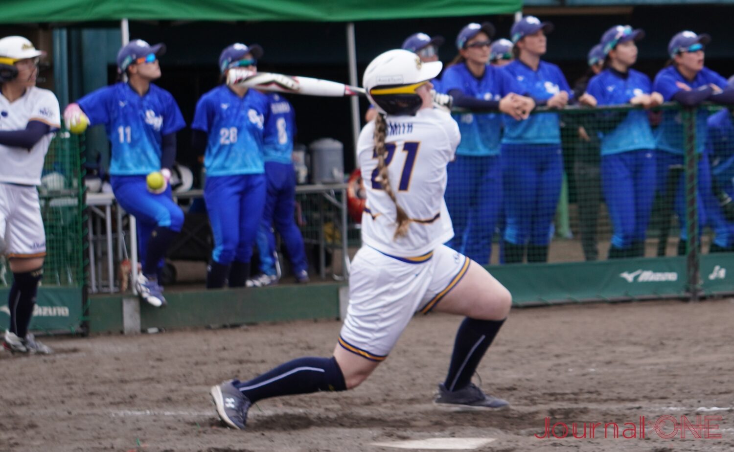 JournalーONE | ソフトボール・JDリーグの第4節 SGHvs自動織機 自動織機打線で2本塁打と気を吐いた新加入のマケナ