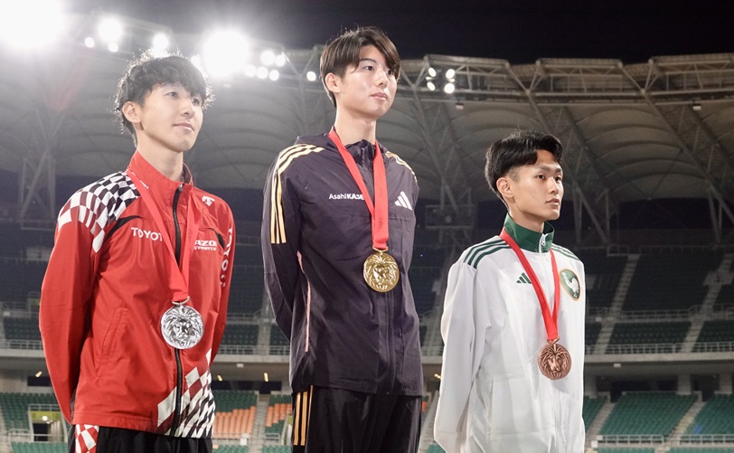 Journal-ONE | 日本選手権男子10000mの上位3選手(左から、太田智樹、葛西潤、前田和摩)