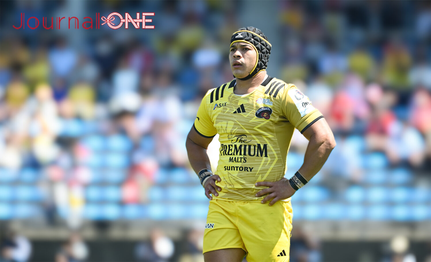 Journal-ONE | ラグビーリーグワン3位決定戦 東京SGと横浜Eの試合で厳しいマークを受けた南アフリカ代表のチェスリン・コルビ(東京SG)