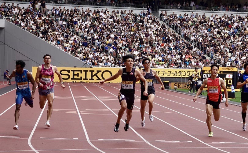 Journal-ONE | セイコーゴールデングランプリ男子400mは佐藤拳太郎(左から3人目)が今季日本最高で制した