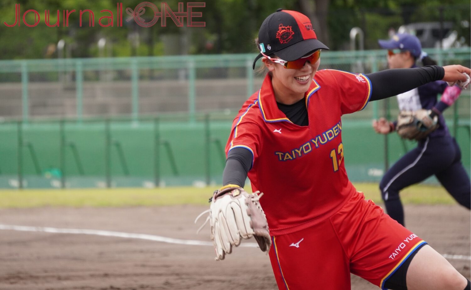 Journal-ONE | ソフトボール JDリーグ 交流戦 太陽誘電vsシオノギ 曽根はん奈(太陽誘電)はパフォーマンスでもチームを鼓舞-Jouurnal-ONE撮影