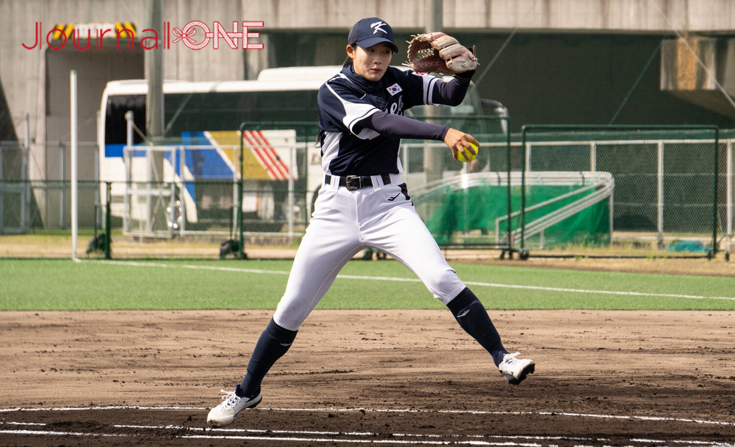 JournalーONE | 韓国代表の先発はチェ・ヨンジ(CHOI YEONJI)投手-Journal-ONE撮影