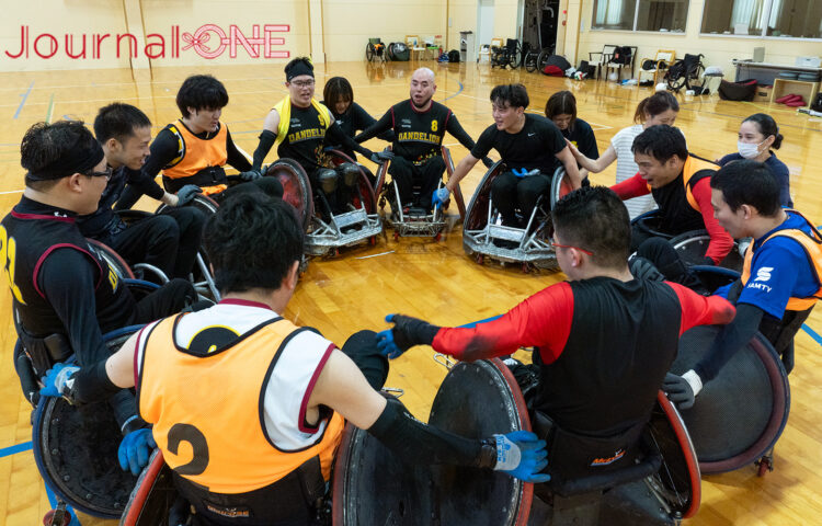 Journal-ONE | パリパラ応援企画 車いすラグビークラブチームのFukuoka DANDELIONの練習を独占取材-Journal-ONE撮影