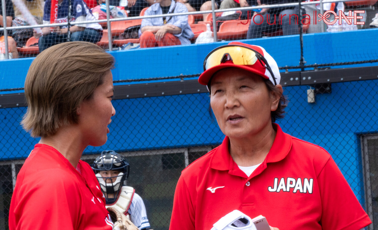 JournalーONE | 女子ソフトボール日本代表とJDリーグ選抜が能登半島地震復興チャリティマッチへの思いを話す宇津木麗華監督