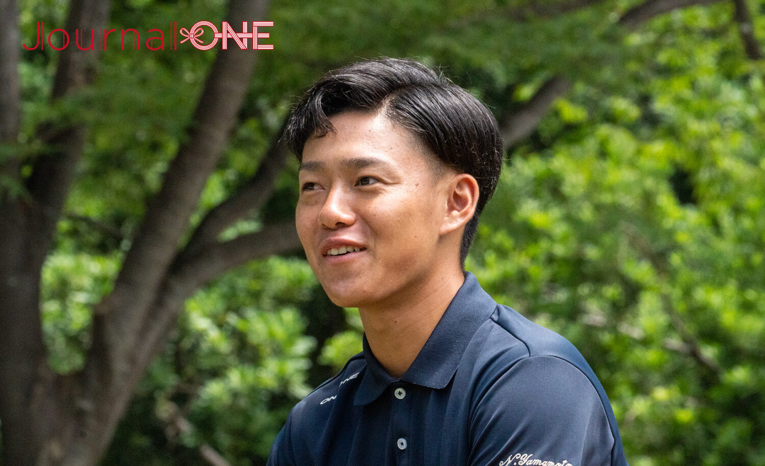JournalーONE | 和歌山大学野球部に入学して人生に強い影響を与えたのは大原弘監督との出会いと話す山本直輝主務-JournalーONE撮影