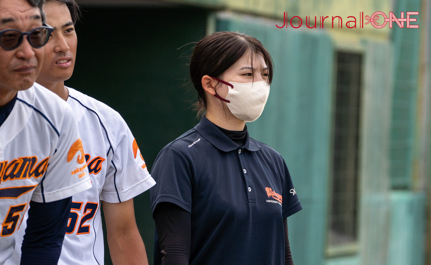 JournalーONE | 和歌山大学野球部の溝口ひなの主務補佐(4年・生野高)はスポーツを支える側として野球部を選んだ-JournalーONE撮影