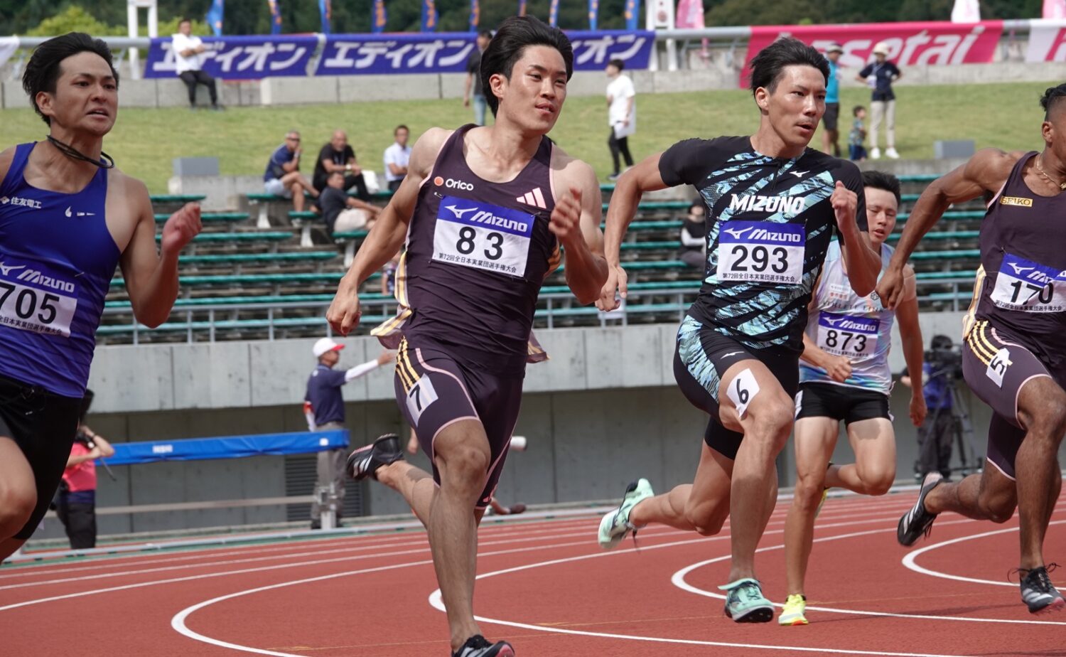 男子60mのタイトルを狙う宇野勝翔(83)。順天堂大の出身で、ハードルの村竹ラシッドや3000m障害の三浦龍司とは同期