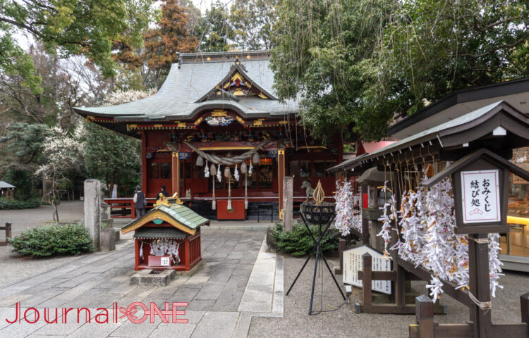 冠稲荷神社の拝殿