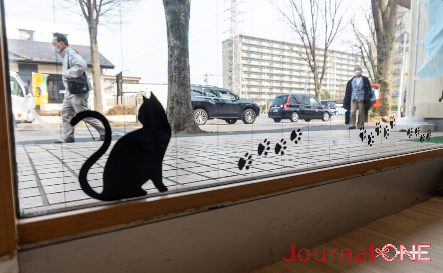 石山生産獣医科のCSR活動としてマンション群の一角で活動‐Journal-ONE撮影