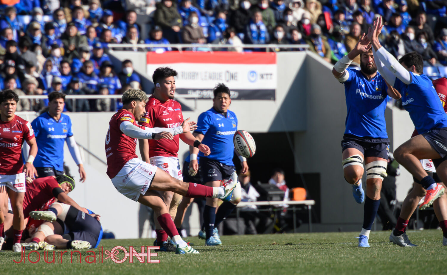 東芝BLのリッチー・モウンガ(写真は埼玉WK戦)-Journal-ONE撮影