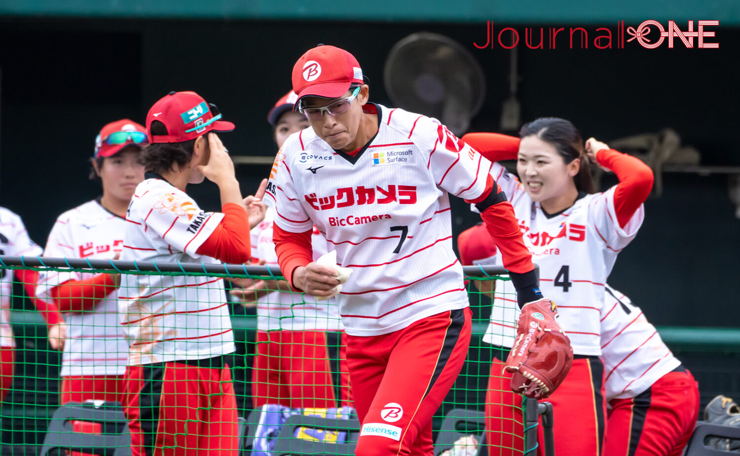 上野 由岐子投手。JDリーグ レギュラーシーズン第4節、2025年5月10日開催。 デンソー対ビックカメラ @等々力球場