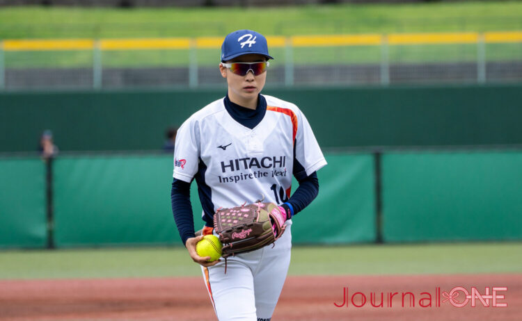 坂本 実桜投手。JDリーグ レギュラーシーズン第5節、2025年5月19日開催。 NEC対日立サンディーバ @宇都宮清原球場