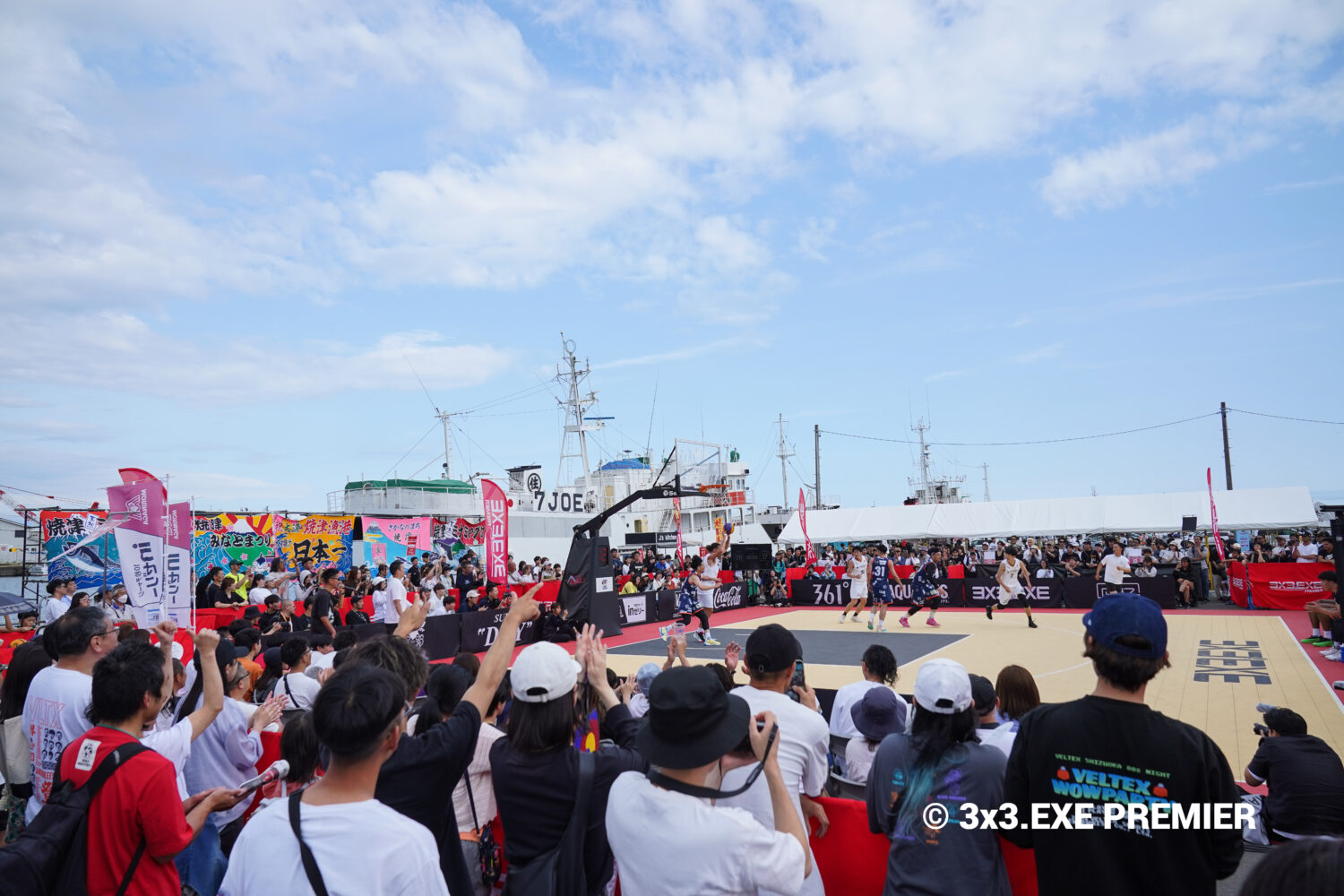 漁港に広がるバスケの景色…YAIZU CITY UNITED.EXEが地域とともに作る