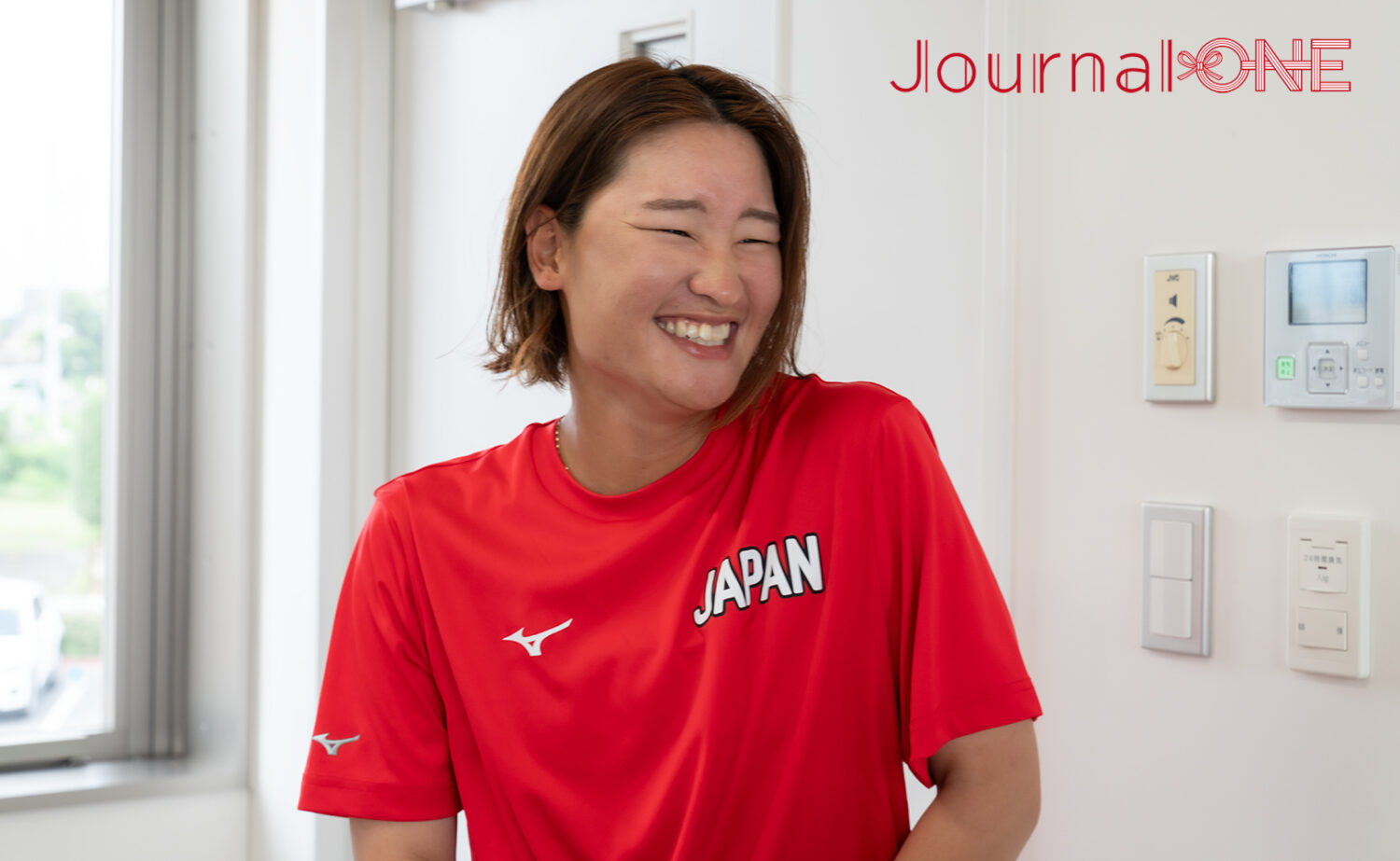 藤森選手（日立）の笑顔がアジアカップでも多く見られるだろう-Journal-ONE撮影