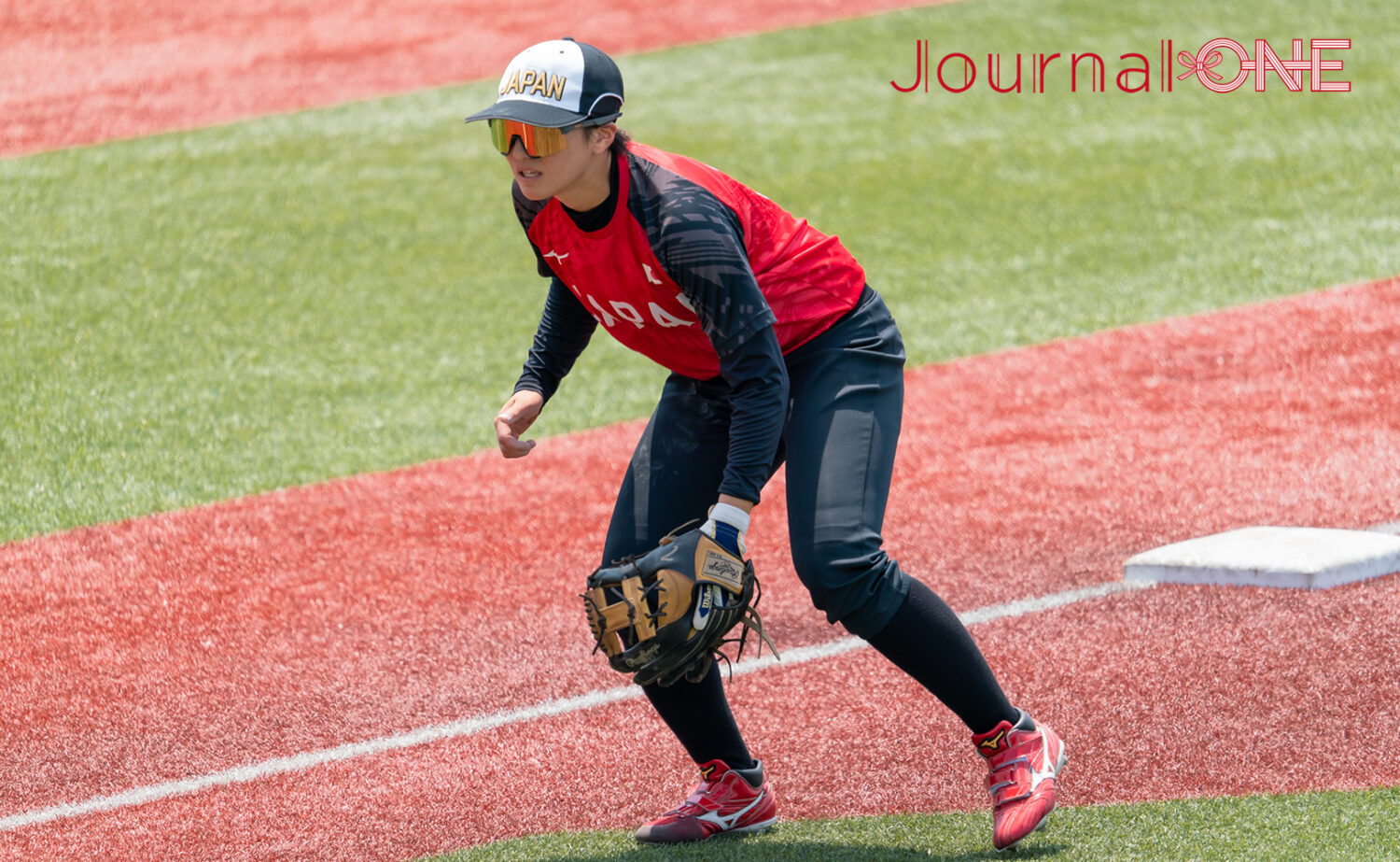 手堅い守備でも期待されている笠原選手（日立）-Journal-ONE撮影