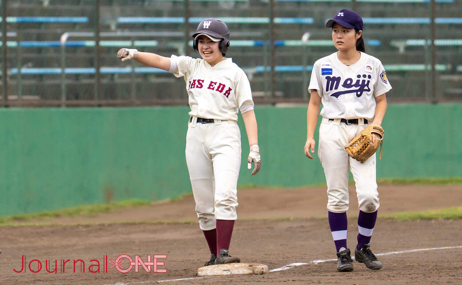 早大も槇の適時打ですぐさま反撃-Journal-ONE撮影
