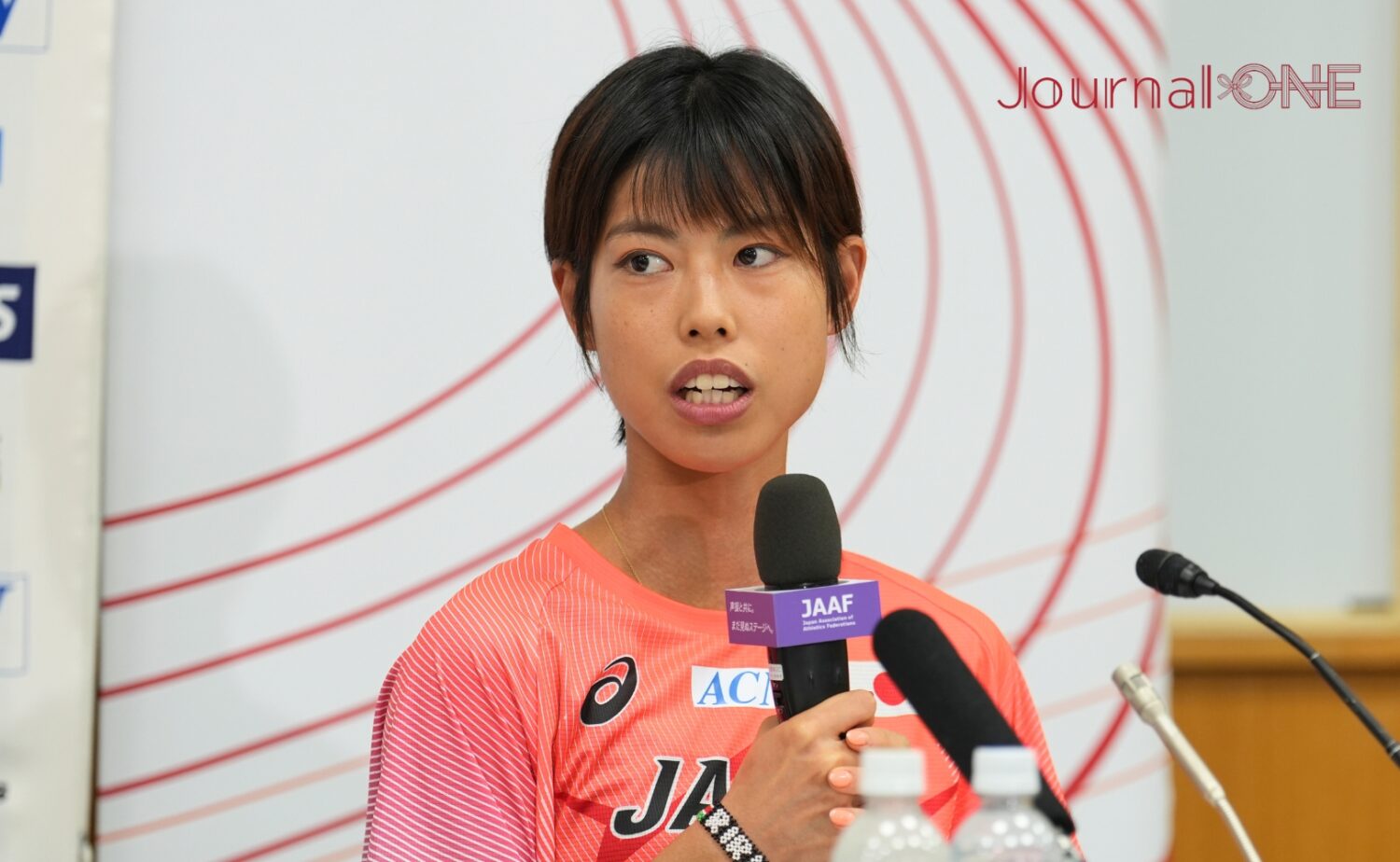観客の声援が力になる廣中璃梨佳選手 - Journal-ONE撮影