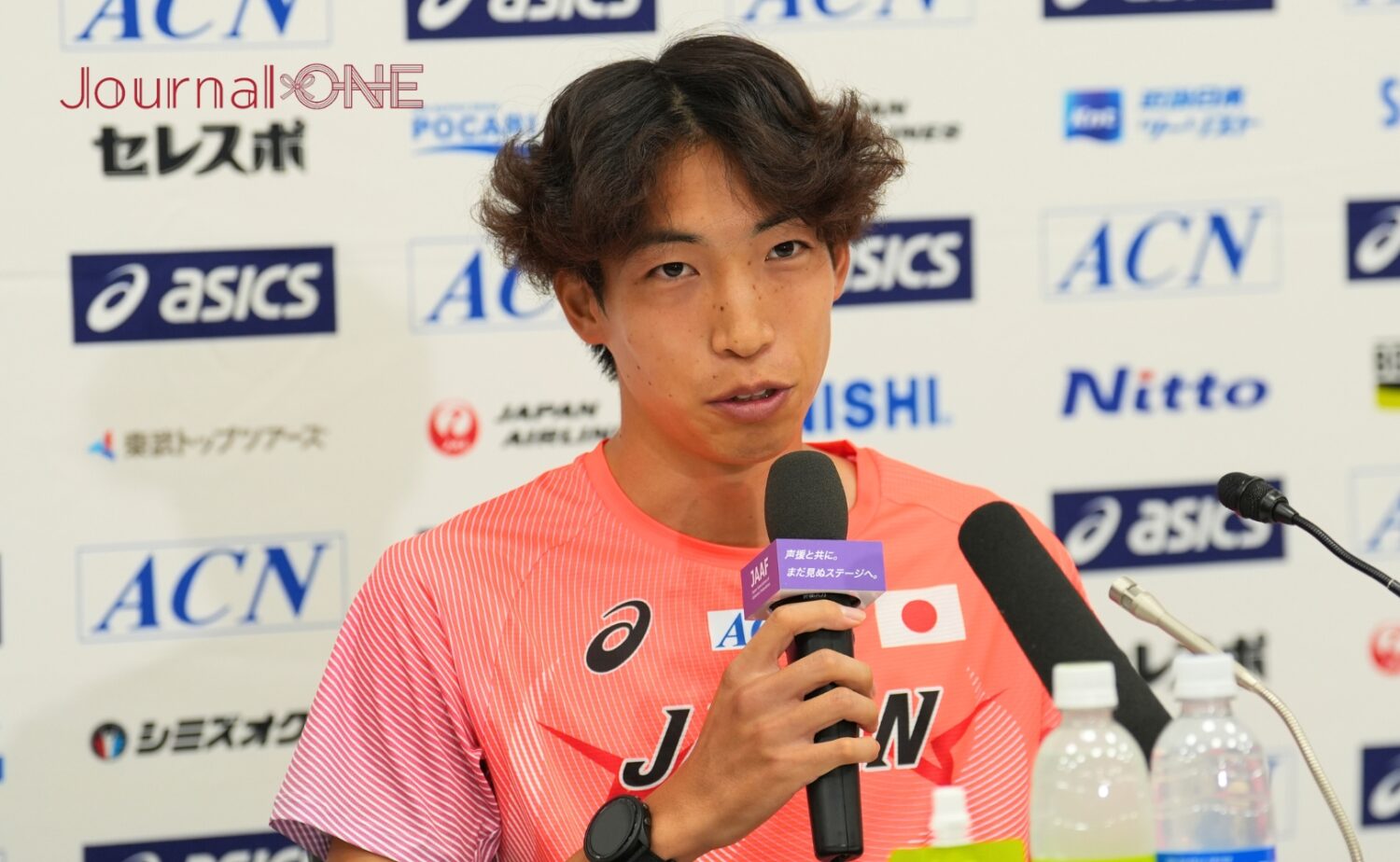 好調さを世界陸上でも見せる三浦龍司選手 - Journal-ONE撮影