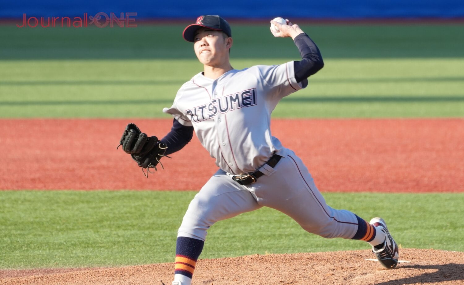 明治神宮野球大会で先発した遠藤翔海(立命館大)